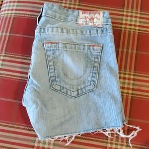 True Religion jean shorts
